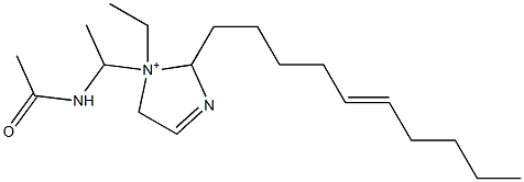 1-[1-(Acetylamino)ethyl]-2-(5-decenyl)-1-ethyl-3-imidazoline-1-ium