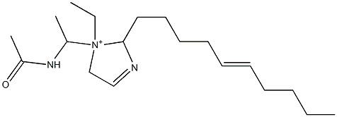  1-[1-(Acetylamino)ethyl]-2-(5-decenyl)-1-ethyl-3-imidazoline-1-ium