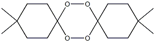 3,3,12,12-Tetramethyl-7,8,15,16-tetraoxadispiro[5.2.5.2]hexadecane Struktur