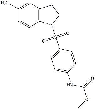 N-[4-[(5-Aminoindolin-1-yl)sulfonyl]phenyl]carbamic acid methyl ester|
