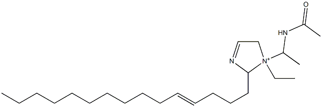  1-[1-(Acetylamino)ethyl]-1-ethyl-2-(4-pentadecenyl)-3-imidazoline-1-ium