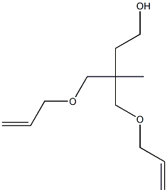 3,3-Bis(allyloxymethyl)-1-butanol Struktur