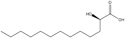(2R)-2-Hydroxytridecanoic acid Struktur