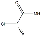 [R,(+)]-Chlorofluoroacetic acid Struktur
