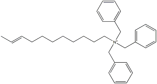 (9-Undecenyl)tribenzylaminium Structure