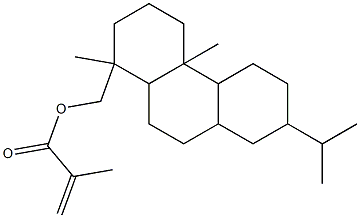Methacrylic acid 7-isopropyl-1,4a-dimethyltetradecahydrophenanthren-1-ylmethyl ester Struktur