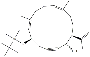 (1S,5R,6E,10E,14S)-14-(1-Methylethenyl)-7,11-dimethyl-5-[(tert-butyldimethylsilyl)oxy]cyclotetradeca-6,10-dien-2-yn-1-ol