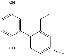 2'-Ethyl-1,1'-biphenyl-2,4',5-triol Struktur