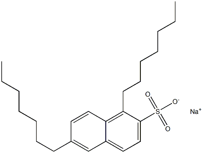  1,6-Diheptyl-2-naphthalenesulfonic acid sodium salt