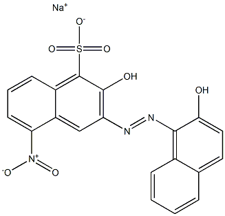  2-Hydroxy-3-(2-hydroxy-1-naphtylazo)-5-nitro-1-naphthalenesulfonic acid sodium salt