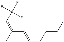 (2Z,4E)-3-Methyl-1,1,1-trifluoro-2,4-nonadiene Struktur