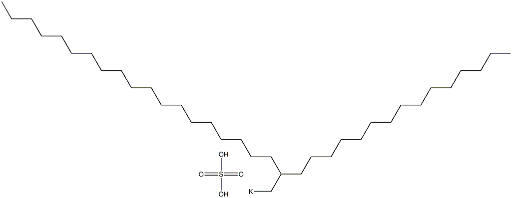 Sulfuric acid 2-pentadecylhenicosyl=potassium salt