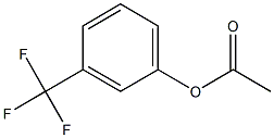 1-アセトキシ-3-(トリフルオロメチル)ベンゼン 化学構造式