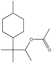 Acetic acid 1-(p-menthan-8-yl)ethyl ester Structure