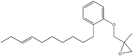 2-(7-Decenyl)phenyl 2-methylglycidyl ether Structure
