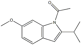 1-Acetyl-6-methoxy-2-isopropyl-1H-indole Structure