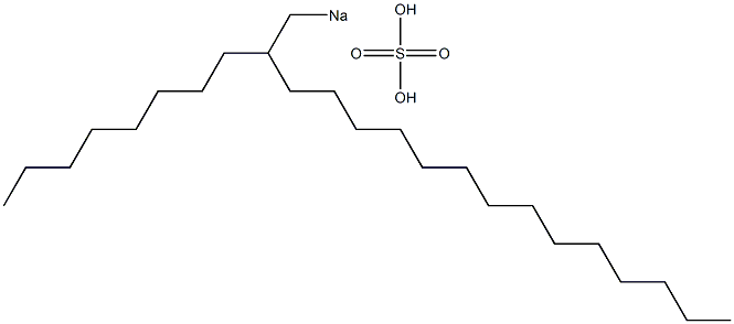 Sulfuric acid 2-octylhexadecyl=sodium salt