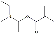 Methacrylic acid 1-(diethylamino)ethyl ester Struktur