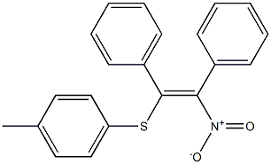 (Z)-1-(4-Methylphenylthio)-2-nitro-1,2-diphenylethene