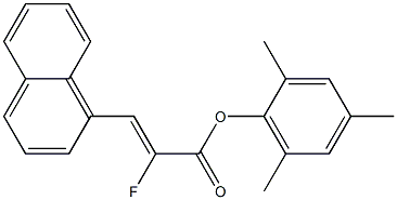 (Z)-2-Fluoro-3-(1-naphthalenyl)acrylic acid 2,4,6-trimethylphenyl ester