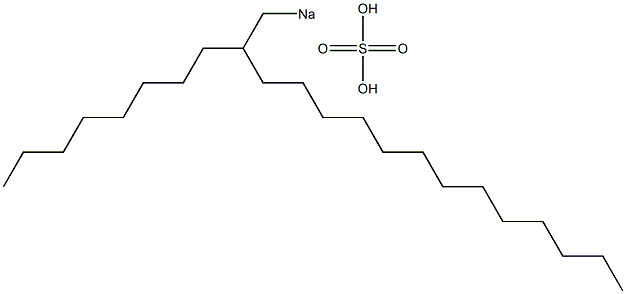 Sulfuric acid 2-octylpentadecyl=sodium salt