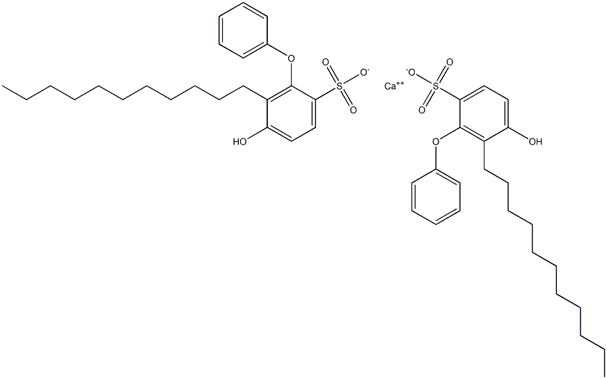 Bis(5-hydroxy-6-undecyl[oxybisbenzene]-2-sulfonic acid)calcium salt