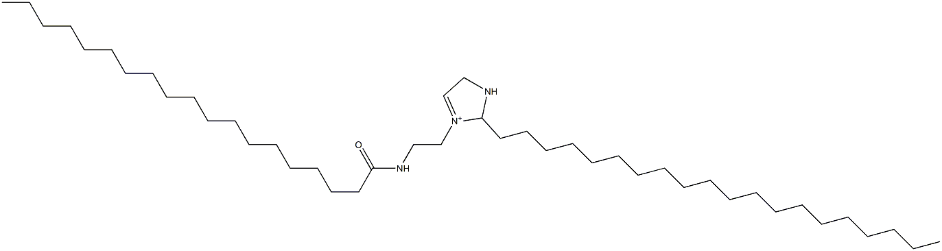2-Icosyl-3-[2-(nonadecanoylamino)ethyl]-3-imidazoline-3-ium Structure