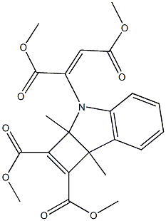 2-[[2a,7b-Dihydro-2a,7b-dimethyl-1,2-bis(methoxycarbonyl)-3H-cyclobut[b]indol]-3-yl]fumaric acid dimethyl ester|