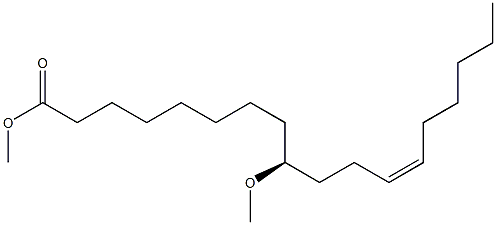 [Z,S,(-)]-9-Methoxy-12-octadecenoic acid methyl ester Structure