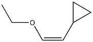 [(Z)-2-Ethoxyethenyl]cyclopropane Structure