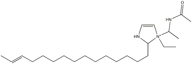 1-[1-(Acetylamino)ethyl]-1-ethyl-2-(13-pentadecenyl)-4-imidazoline-1-ium