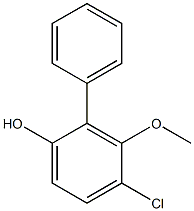 4-Chloro-3-methoxy-2-phenylphenol Structure