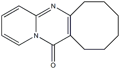 6,7,8,9,10,11-Hexahydro-12H-cycloocta[d]pyrido[1,2-a]pyrimidin-12-one Structure