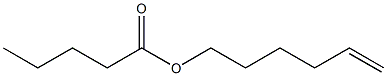 Valeric acid 5-hexenyl ester Structure