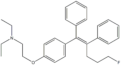  N,N-Diethyl-2-[4-[(E)-1,2-diphenyl-5-fluoro-1-pentenyl]phenoxy]ethanamine