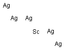 Scandium pentasilver Struktur