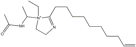 1-[1-(Acetylamino)ethyl]-2-(9-decenyl)-1-ethyl-2-imidazoline-1-ium Structure