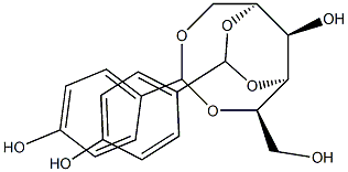1-O,5-O:2-O,4-O-Bis(4-hydroxybenzylidene)-D-glucitol Structure