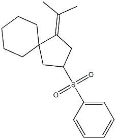  1-(1-Methylethylidene)-3-(phenylsulfonyl)spiro[4.5]decane