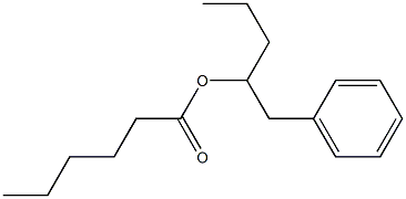  Hexanoic acid 1-benzylbutyl ester