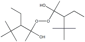 tert-ブチル(1-ヒドロキシ-1-メチルブチル)ペルオキシド 化学構造式