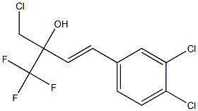 (E)-3-(3,4-Dichlorophenyl)-1-chloromethyl-1-trifluoromethyl-2-propen-1-ol Structure
