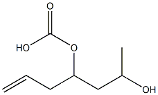 Carbonic acid allyl(3-hydroxybutyl) ester 结构式
