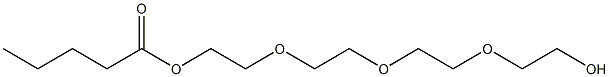 Valeric acid 2-[2-[2-(2-hydroxyethoxy)ethoxy]ethoxy]ethyl ester Struktur