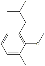 1-Methoxy-2-methyl-6-isobutylbenzene Structure