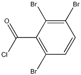 2,3,6-Tribromobenzoic acid chloride Structure