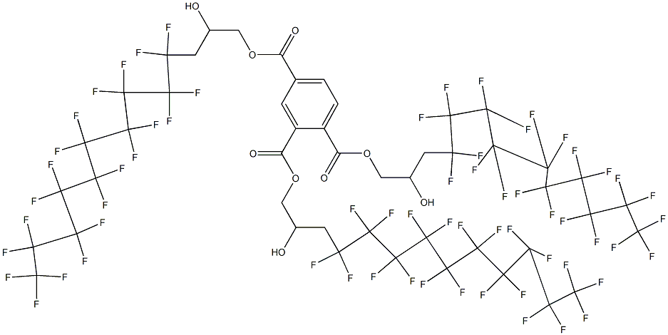 1,2,4-Benzenetricarboxylic acid tris[3-(henicosafluorodecyl)-2-hydroxypropyl] ester
