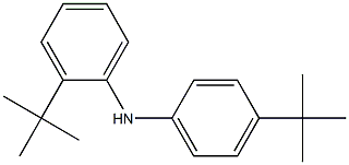 2-tert-Butylphenyl-4-tert-butylphenylamine,,结构式
