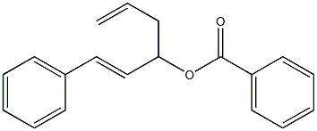 安息香酸1-trans-スチリル-3-ブテニル 化学構造式