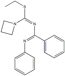 4-(1-Azetidinyl)-4-ethylthio-1-(phenyl)-2-phenyl-1,3-diaza-1,3-butadiene